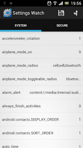 Settings Watch screenshot 1