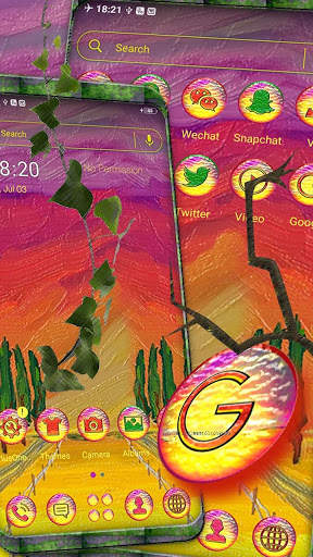 Oil Painting Nature Theme Launcher screenshot 4