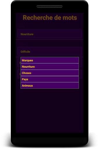Recherche de mots screenshot 2
