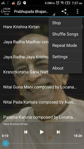 Srila Prabhupada Bhajans MP3 screenshot 4