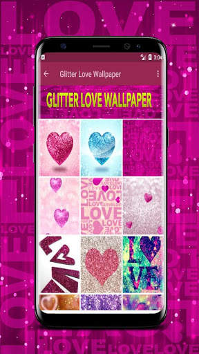 Glitter Love Wallpaper 1 تصوير الشاشة