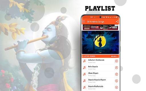 Sri Krishna Songs - HD Audio screenshot 2