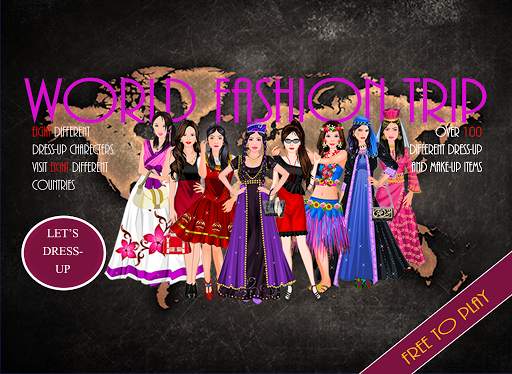 WORLD FASHION TRIP - GIRL GAME screenshot 5
