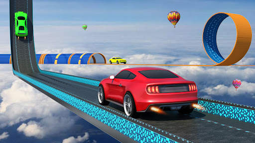Racing Stunt Car Mustahil 3d screenshot 5