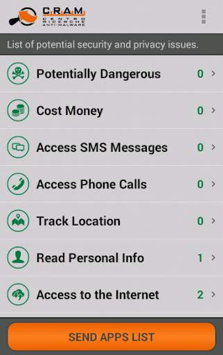 CRAM App Analyser screenshot 8