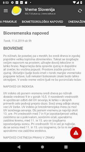 Vreme Slovenija screenshot 12