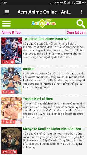 AnimeGLX - Xem anime online screenshot 5