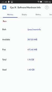 CPU X : Software/Hardware info screenshot 3