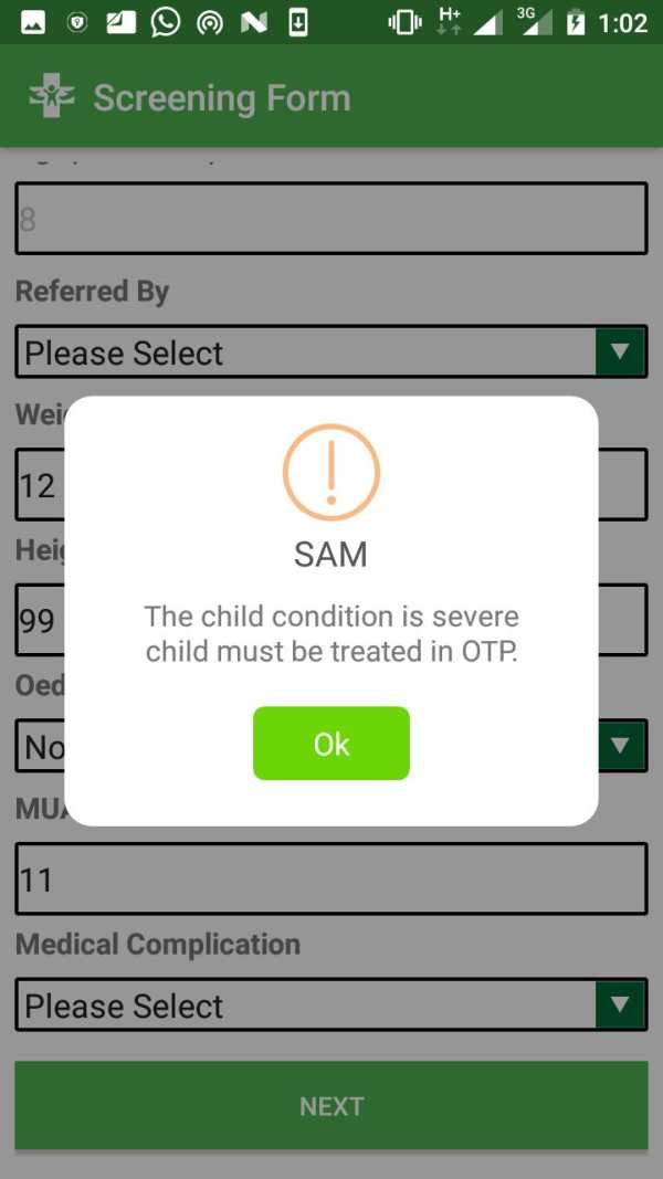 OTP Nutrition App screenshot 3