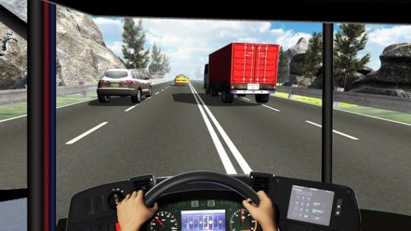 Racing In Bus - Traffic Racer screenshot 3