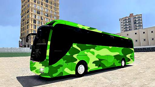 Army Bus Simulator Sim army bus driving games 2021 screenshot 3