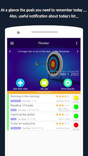 Planker : Plan & Goal Reminder screenshot 1