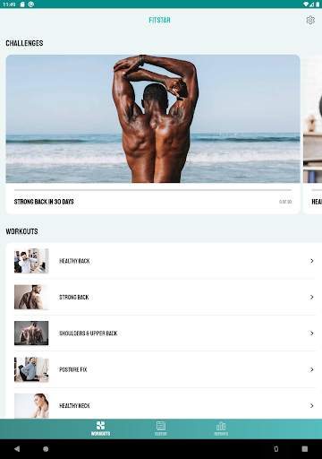 Exercícios para dores nas costas Fitness Coach screenshot 9
