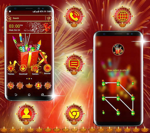 Diwali Crackers Launcher Theme screenshot 6