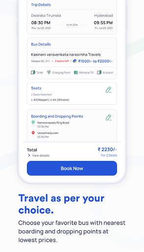 OneTransit - Travel Bus Booking & City Routes screenshot 3