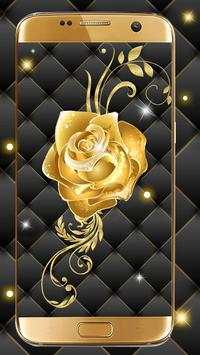 Gold Rose Live Wallpaper screenshot 3