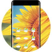 Sunflower APP Lock Theme Flower Pin Lock Screen icon