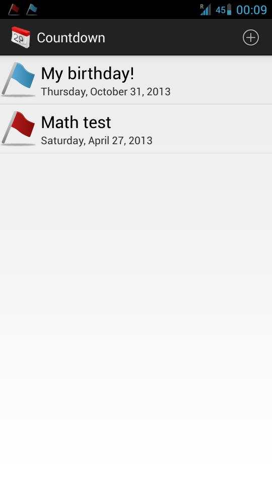 Status Bar Countdown screenshot 1