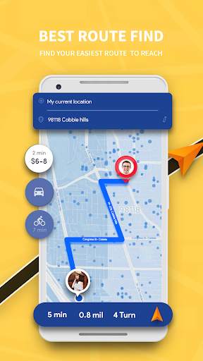 Live Voice Navigation - Driving Direction screenshot 1