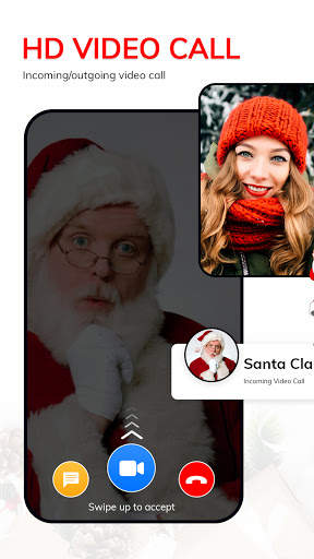 Santa Fake Video Call - Santa FakeTime prank screenshot 5