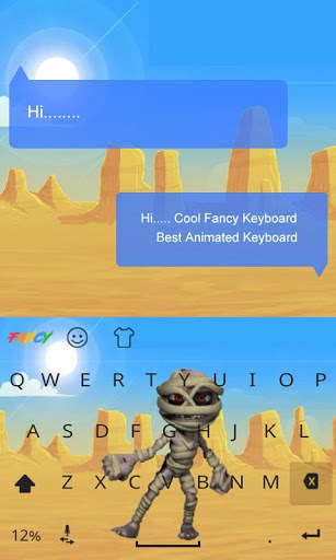 Mummy Dance Fancy Keyboard screenshot 3