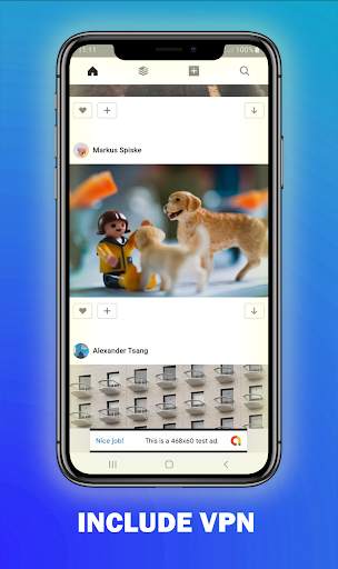 VP Browser - Fast and Secure with VPN screenshot 1