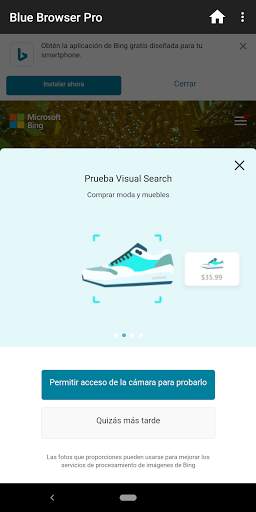 Blue Browser Pro screenshot 1