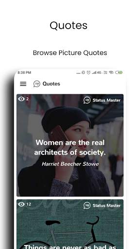 Status Master - Picture Quotes screenshot 11