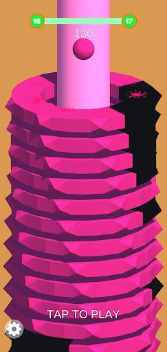 Jumpy Stack Ball Games : Drop Helix Stack screenshot 2