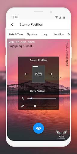 Autostamper custom camera : Add Geotag & Timestamp screenshot 8