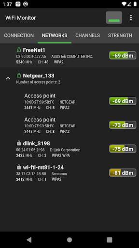 WiFi Monitor Pro: analyzer of WiFi networks screenshot 3