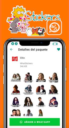 Elite Stickers for WhatsApp screenshot 2