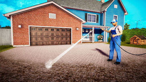 Power Washing Gun Simulator-3D screenshot 2