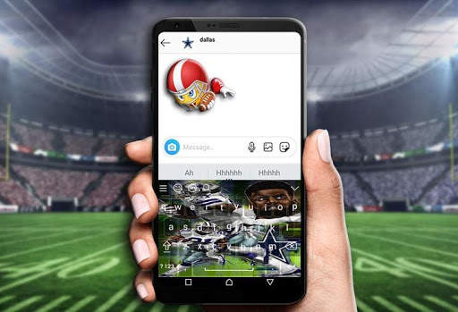 keyboard for Dallas Cowboys fans screenshot 1