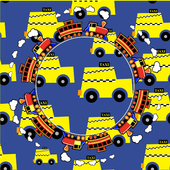 Train And Taxi icon