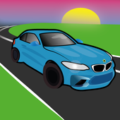 Racing Car Crazy funny kids adults icon