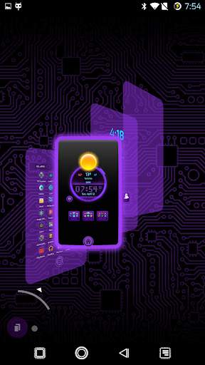 PCB Purple ⁞ TSF Shell 3 Theme screenshot 6