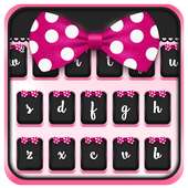 Pink Love Bow Keyboard logo