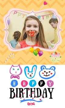 Happy Birthday Frame: Cards Photo Editor Maker App screenshot 2