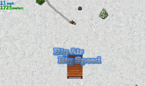Down Hill Ski - Free screenshot 1