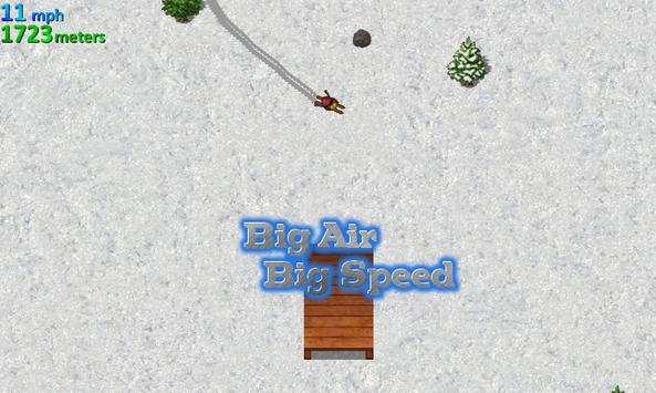 Down Hill Ski - Free screenshot 1