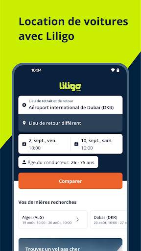 Liligo : Vol Train Bus Voiture स्क्रीनशॉट 6
