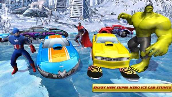 Impossible Stunts Car Mega Ramp Ice Racing screenshot 1