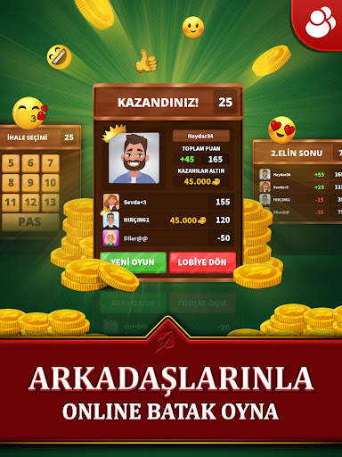 Batak Online HD - Canlı Batak screenshot 8