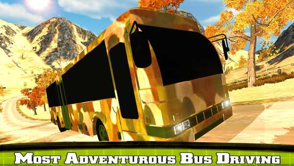 Off-Road Army Bus Simulator 3D screenshot 4