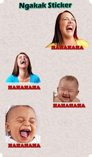 Stiker New Ngakak Funny - WAStickerApps screenshot 2