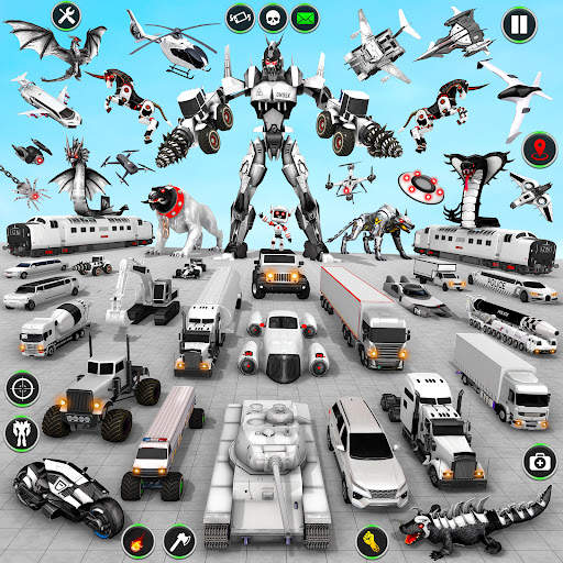 Police Robot Car Game 3d screenshot 1