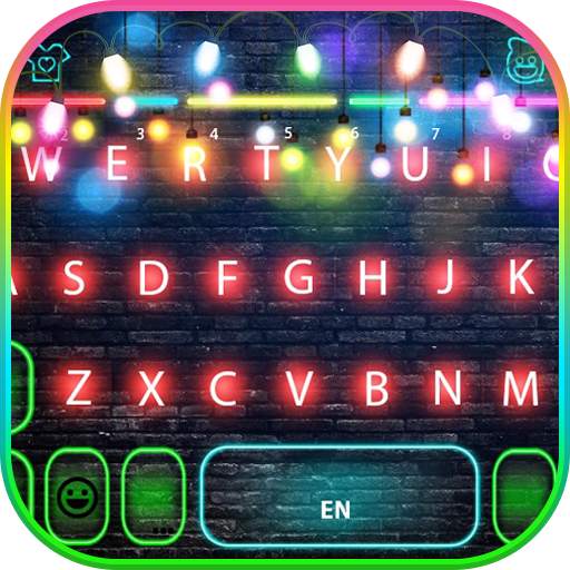 Flash Neon Light Keyboard Theme 1.0