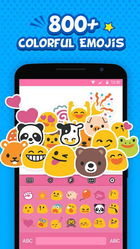 Sweetie Pop Art Keyboard Theme - Emoji & Gif screenshot 2