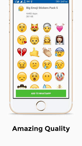 Big Emoji Stickers For Whatsapp WAStickerapps screenshot 4